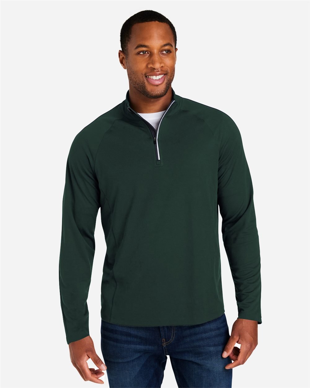CORE365 Men's Origin Performance Pique Quarter-Zip Pullover - CE418