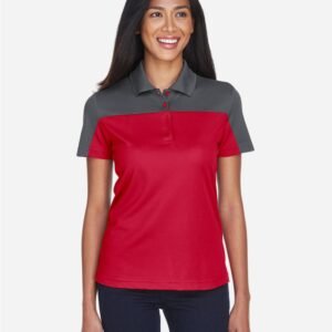 CORE365 Women's Balance Colorblock Performance Piqué Polo - CE101W