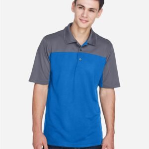 CORE365 Men's Balance Colorblock Performance Piqué Polo - CE101