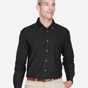 Harriton Men's Tall Denim Shirt - M550T