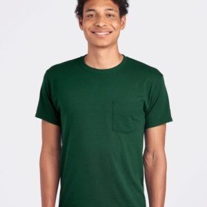 JERZEES Unisex Dri-Power® 50/50 Pocket T-Shirt - 29MPR