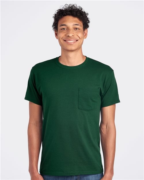 JERZEES - Unisex Dri-Power® 50/50 Pocket T-Shirt - 29MPR - Image 3