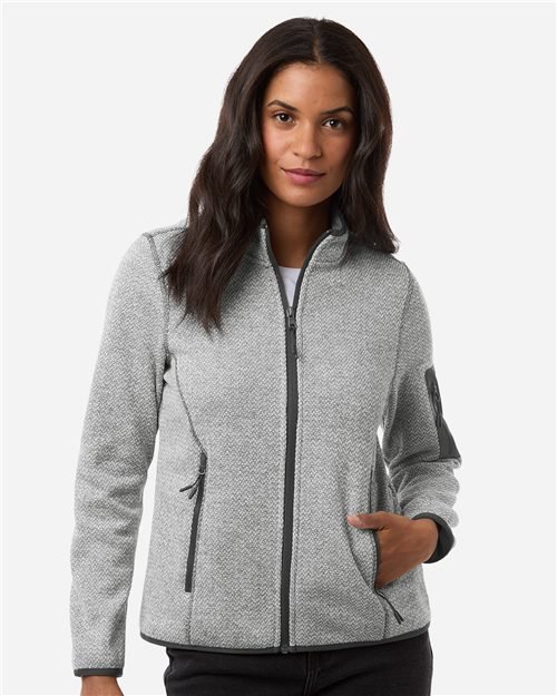 North End - Women's Jasper Full-Zip Fleece Jacket - NE730W - Image 3