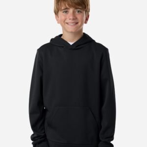 Team 365 Youth Squad Hooded Tech Fleece Pullover - TT400Y