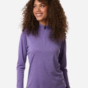 AllPro - Women's Pro-Lock Performance Mélange Quarter-Zip Pullover - 4HM70L