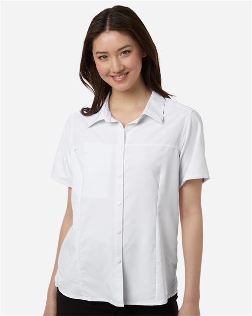 CORE365 Women's UltraUVP Shoreline Short Sleeve Staff Shirt - CE520W - Image 3