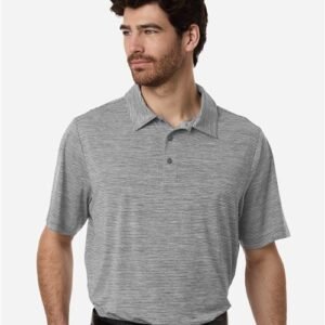 Team 365 Men's Relay Heathered Stripe Polo - TT125