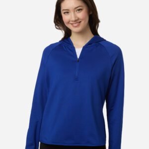 Team 365 Women's Qualify Quarter-Zip Hooded Pullover - TT200W