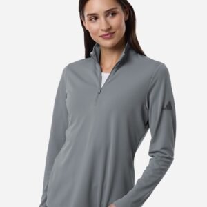 Adidas Women's Lightweight Quarter-Zip Pullover - A400