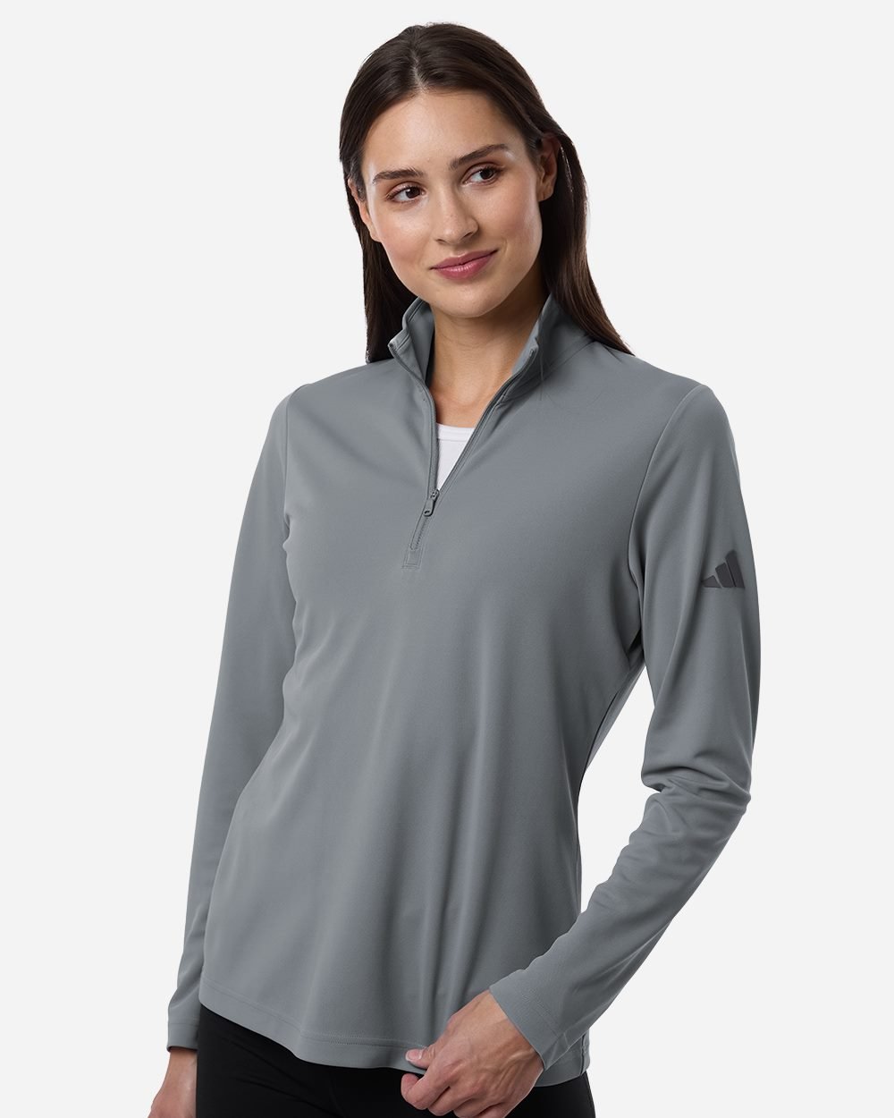 Adidas Women's Lightweight Quarter-Zip Pullover - A400