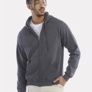 Champion Unisex Powerblend® Full-Zip Hooded Sweatshirt - S800