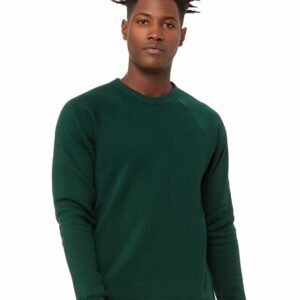 BELLA + CANVAS Unisex Sponge Fleece Raglan Crewneck Sweatshirt - 3901