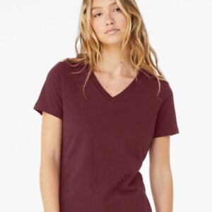 BELLA + CANVAS - Women’s Relaxed Jersey V-Neck Tee - 6405