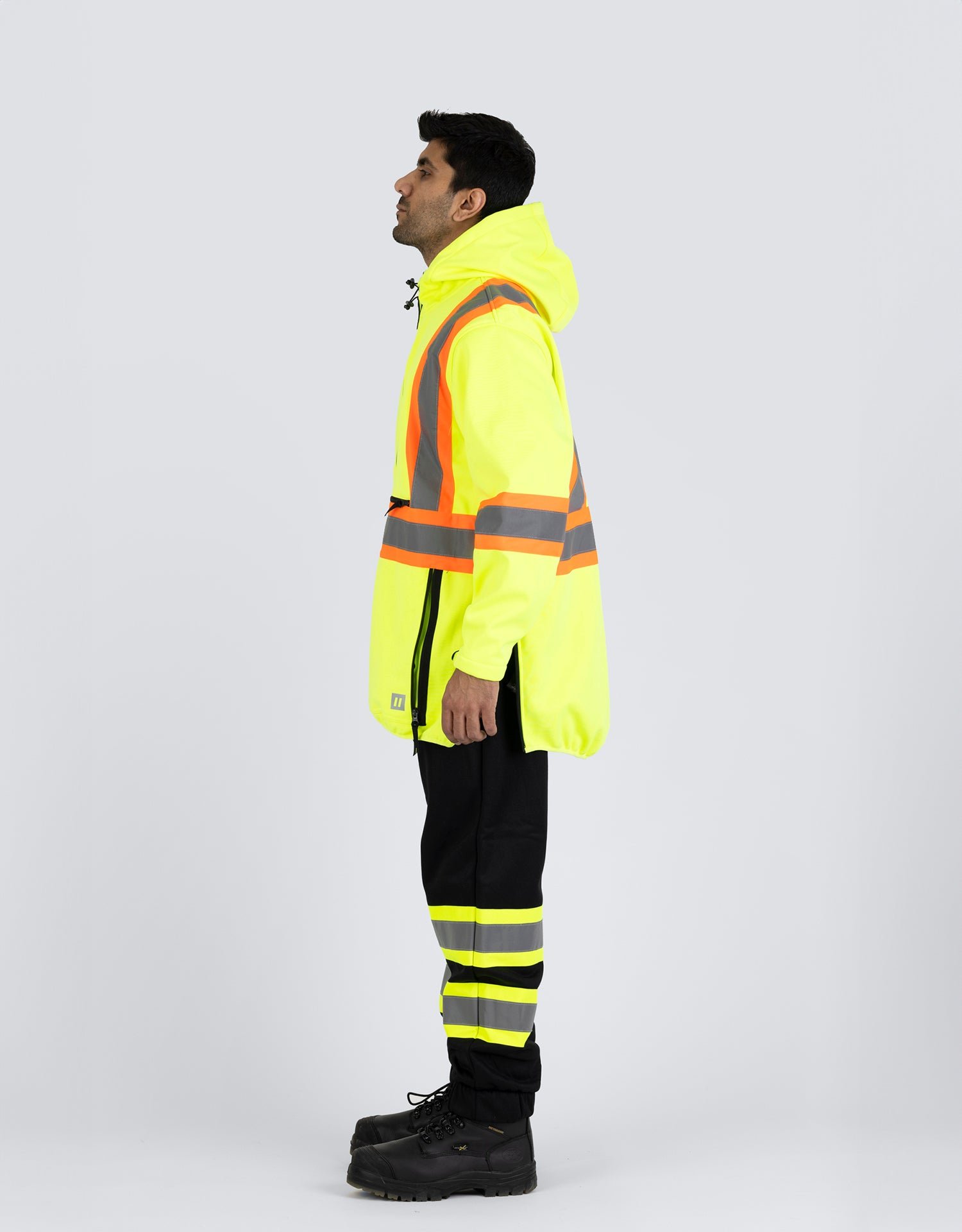 Forcefield Hi Vis Safety Anorak Pullover Softshell - Image 5