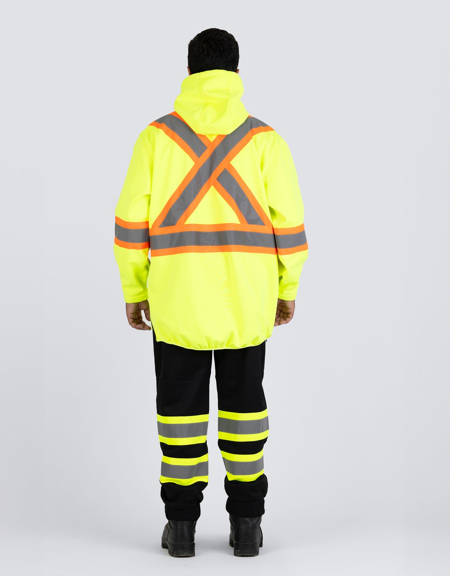 Forcefield Hi Vis Safety Anorak Pullover Softshell - Image 6