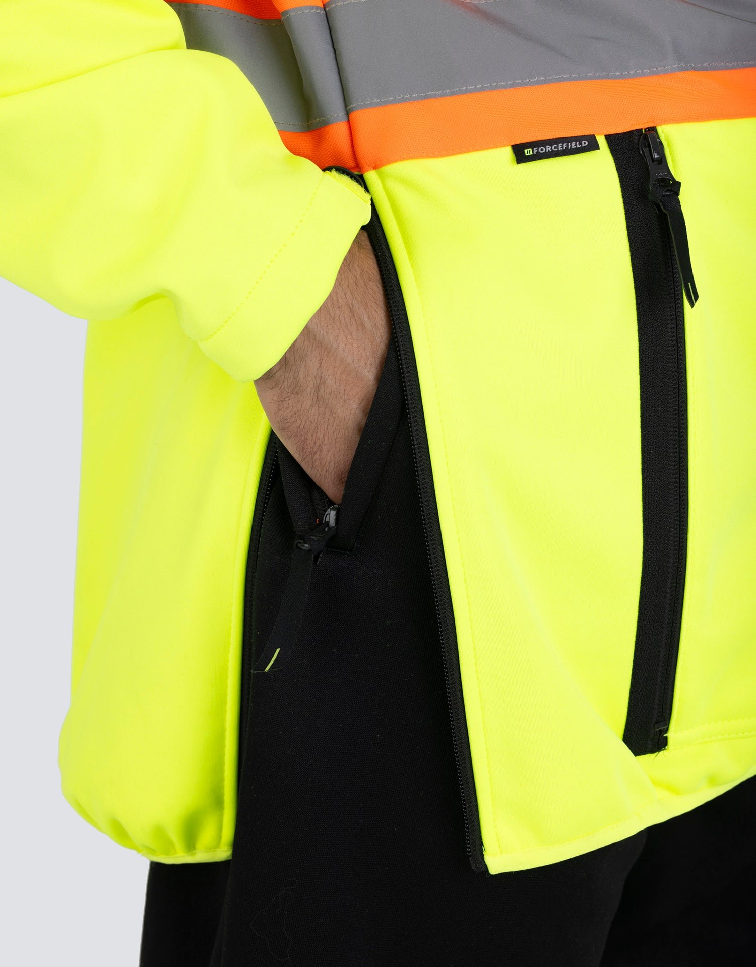 Forcefield Hi Vis Safety Anorak Pullover Softshell - Image 14