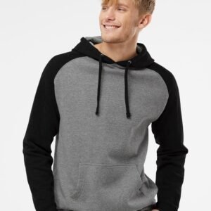 Independent Trading Co. - Unisex Raglan Hooded Sweatshirt - IND40RP