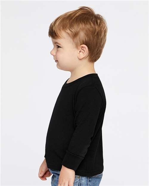 Rabbit Skins - Toddler Cotton Jersey Long Sleeve Tee - 3311 - Image 8