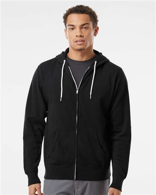 Independent Trading Co. - Unisex Lightweight Full-Zip Hooded Sweatshirt - AFX90UNZ - Image 6