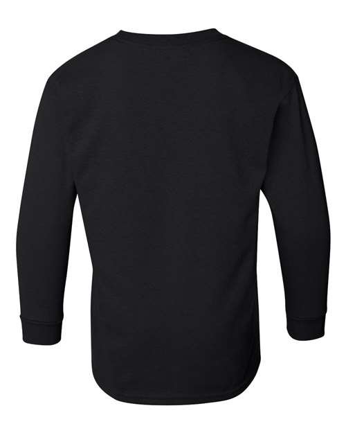 Gildan - Youth Heavy Cotton™ Long Sleeve T-Shirt - 5400B - Image 4