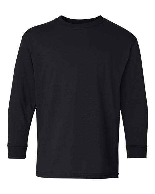 Gildan - Youth Heavy Cotton™ Long Sleeve T-Shirt - 5400B - Image 2
