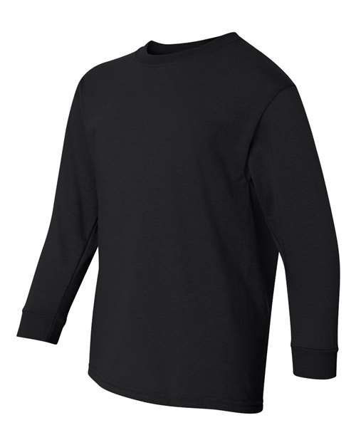 Gildan - Youth Heavy Cotton™ Long Sleeve T-Shirt - 5400B - Image 5