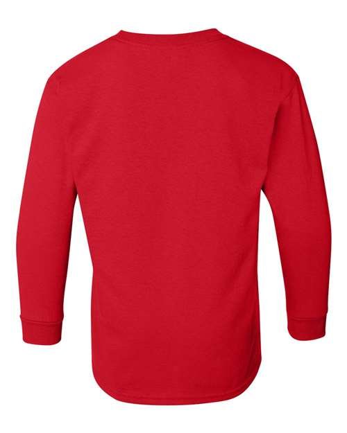 Gildan - Youth Heavy Cotton™ Long Sleeve T-Shirt - 5400B - Image 10