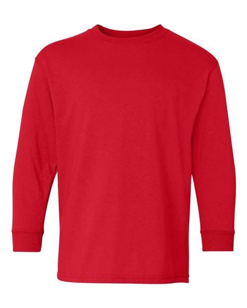 Gildan - Youth Heavy Cotton™ Long Sleeve T-Shirt - 5400B - Image 9