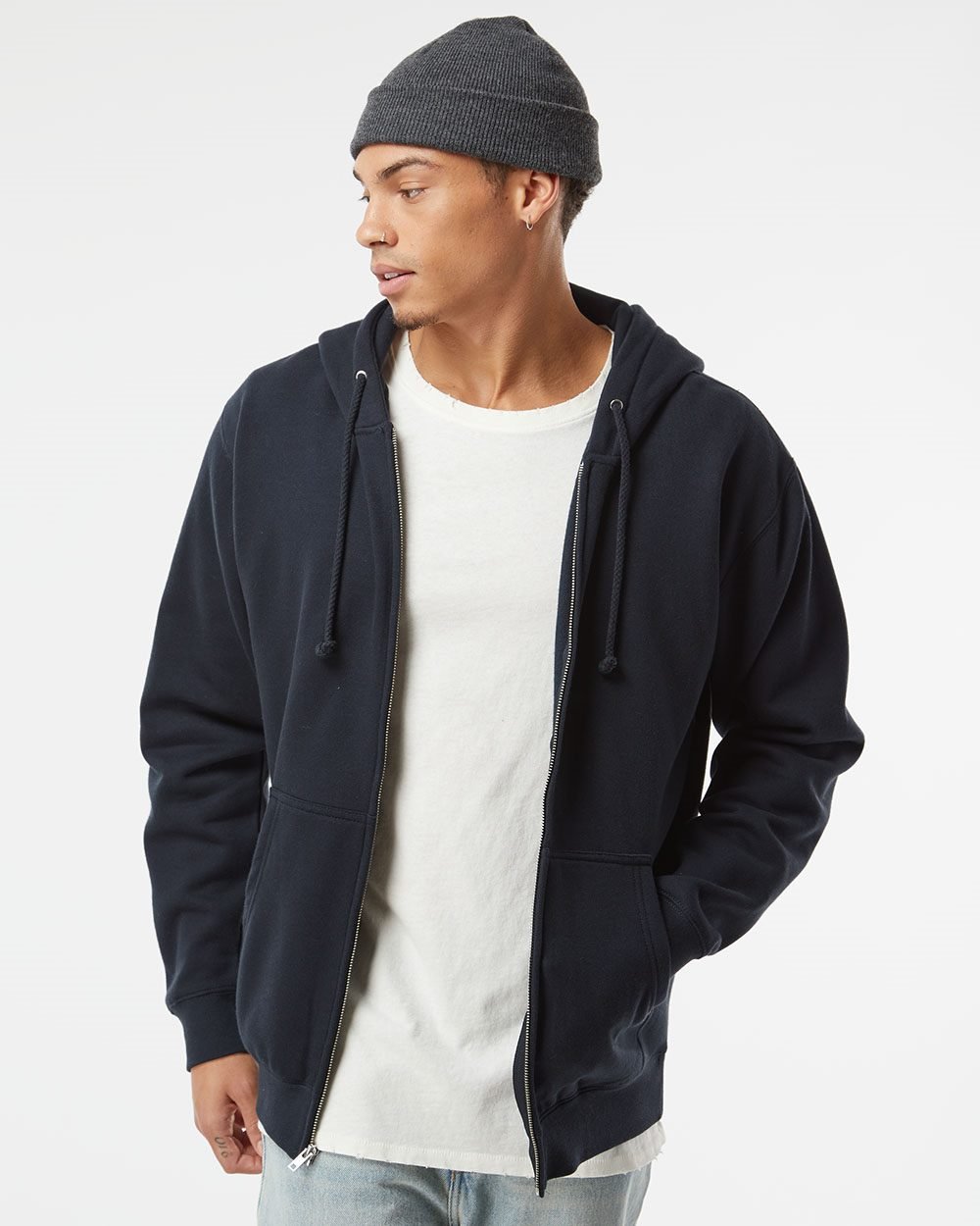 Independent Trading Co. Unisex Heavyweight Full-Zip Hooded Sweatshirt - IND4000Z
