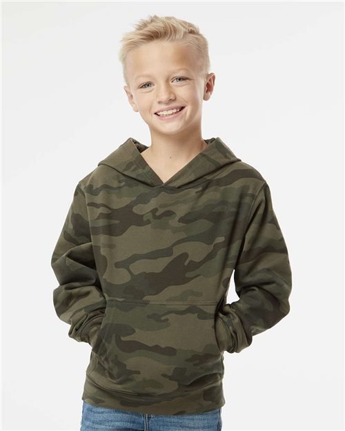 Independent Trading Co. - Youth Midweight Hooded Sweatshirt - SS4001Y - Image 3