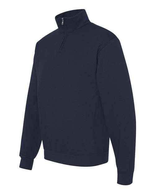 JERZEES - Unisex NublendĀ® Cadet Collar Quarter-Zip Sweatshirt - 995MR - Image 8