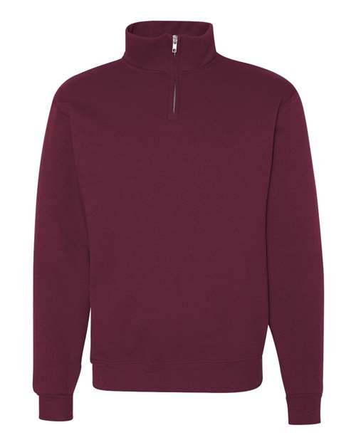 JERZEES - Unisex NublendĀ® Cadet Collar Quarter-Zip Sweatshirt - 995MR - Image 9