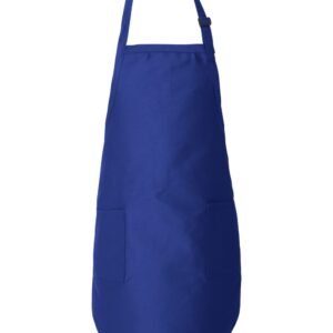 Q-Tees Full-Length Apron with Pockets - Q4350