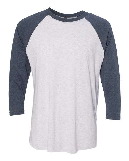 Next Level - Unisex Triblend Three-Quarter Raglan Tee - 6051 - Image 2
