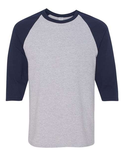 Gildan Unisex Heavy Cotton™ Raglan Three-Quarter Sleeve T-Shirt - 5700 - Image 6