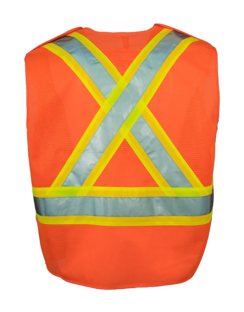 Forcefield 5-Point Tear-away Hi Vis Mesh Traffic Safety Vest, 3 Sizes - Image 3