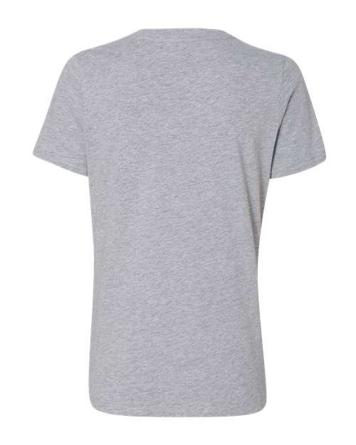 BELLA + CANVAS - Women's Relaxed Heather CVC V-Neck Tee - 6405CVC - Image 4