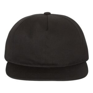 YP Classics Lightly-Structured Five-Panel Snapback Cap - 6502