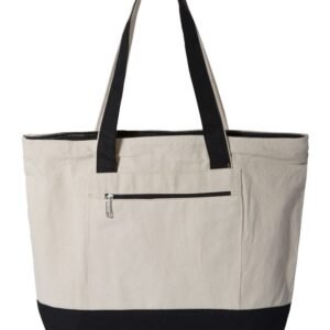 Q-Tees 19L Zippered Tote - Q1300