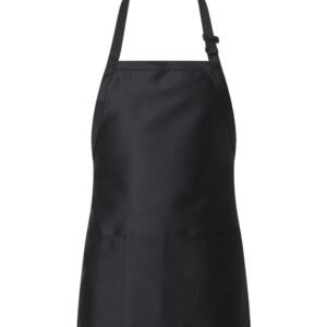 Q-Tees Full-Length Apron with Pouch Pocket - Q4250
