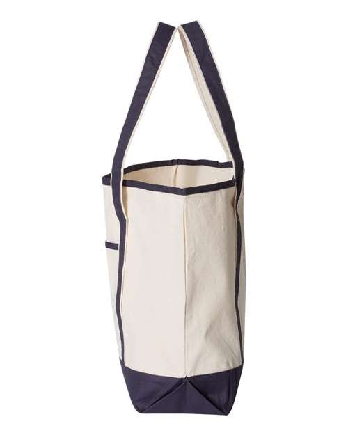 Q-Tees - 34.6L Large Canvas Deluxe Tote - Q1500 - Image 8
