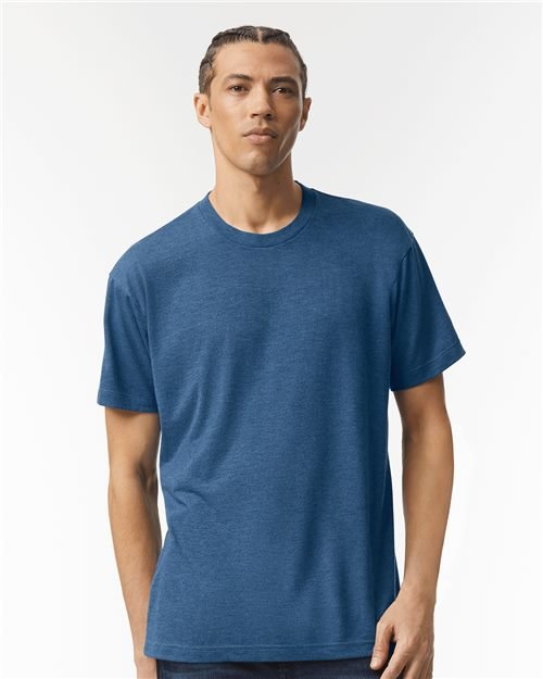 American Apparel - Unisex Triblend Track Tee - TR401 - Image 3