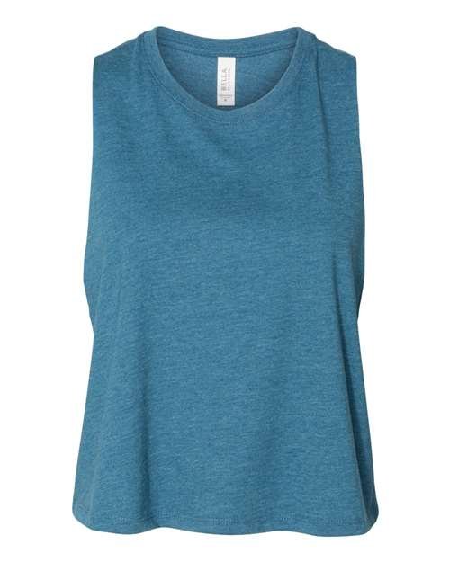 BELLA + CANVAS Women's Racerback Crop Tank - 6682 - Image 9