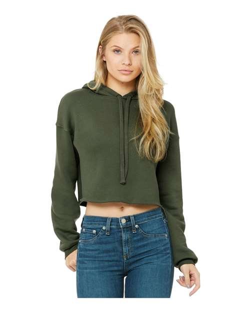 BELLA + CANVAS - Women's Crop Hoodie Sweatshirt - 7502 - Image 9
