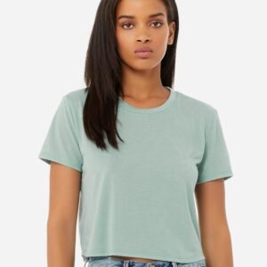 BELLA + CANVAS - Women’s Flowy Crop Tee - 8882