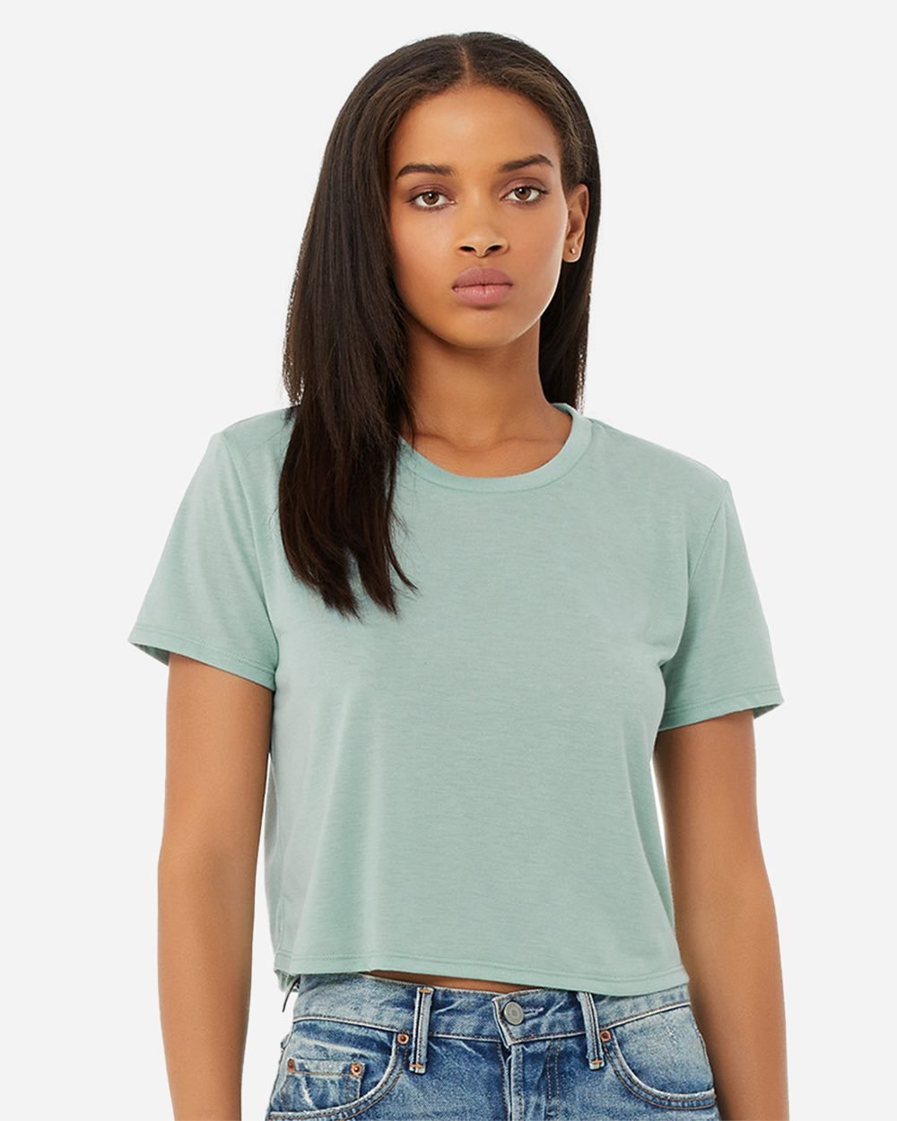 BELLA + CANVAS Women’s Flowy Crop Tee - 8882
