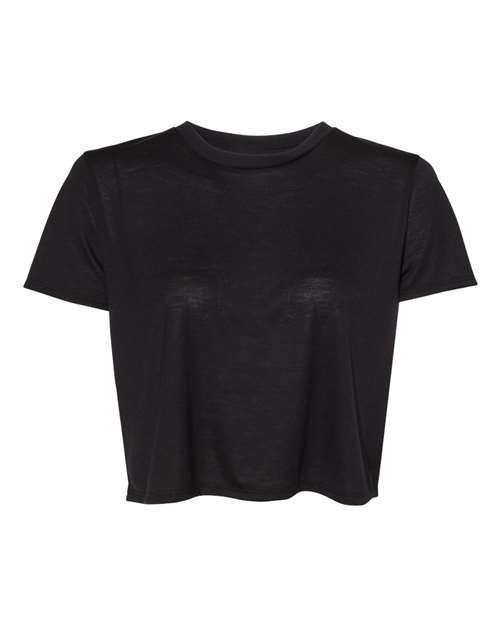 BELLA + CANVAS Women’s Flowy Crop Tee - 8882 - Image 2
