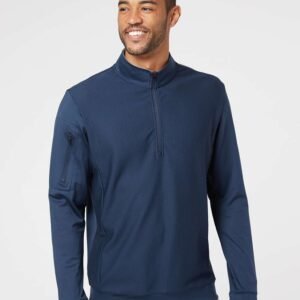 Adidas Men's Textured Quarter-Zip Pullover - A295