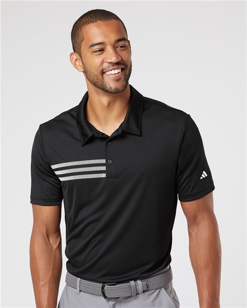 Adidas - Men's 3-Stripes Chest Polo - A324 - Image 3