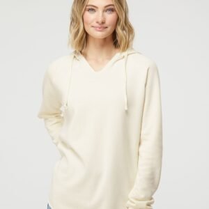 Independent Trading Co. - Women’s Lightweight California Wave Wash Hooded Sweatshirt - PRM2500
